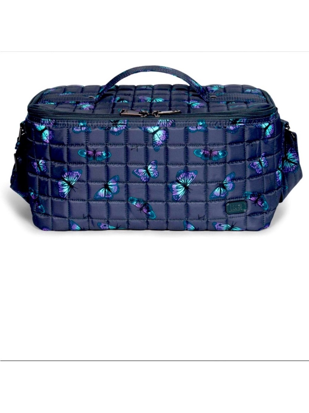 NWT: LUG MUNCHIE CONVERTIBLE LUNCH BAG-BUTTERFLY GREY